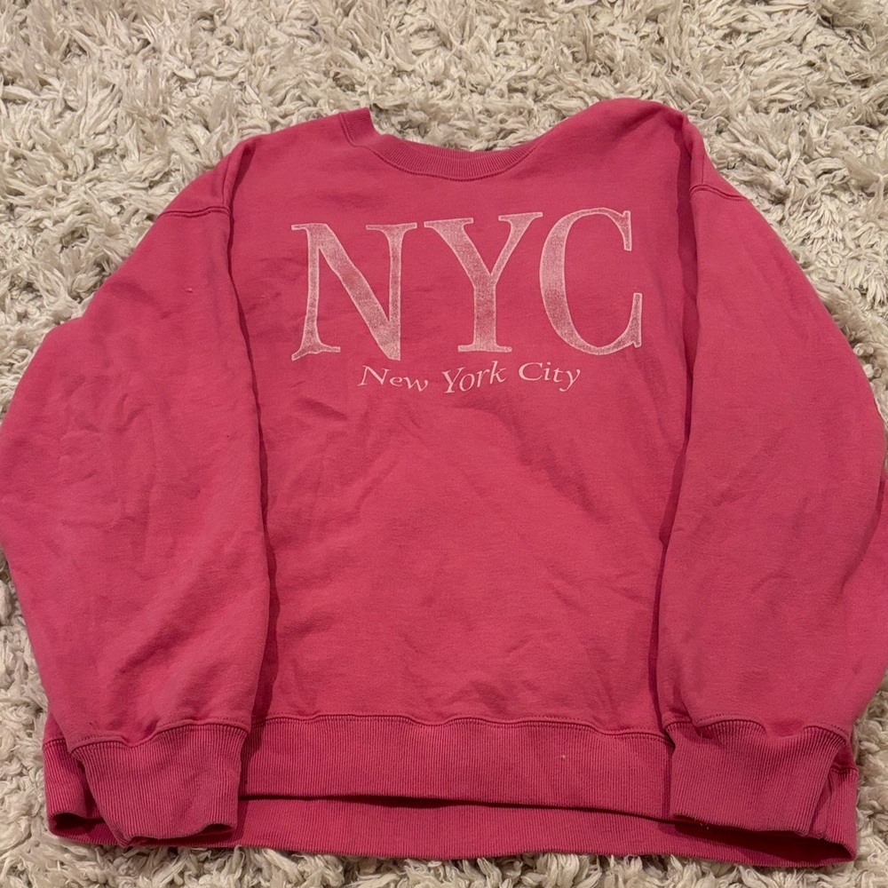 Hollister NYC Women's Pink Sweater